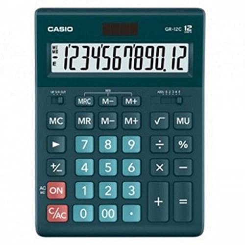 Calculadora Casio Verde Oscuro Plástico