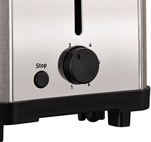 Moulinex Classic 2 Reb toster, moc 1400 W, stal nierdzewna, szary