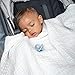 Comfy Cubs Muslin Baby Blanket - Soft, Lightweight, 6-Layer Cotton Swaddle Blankets for Newborns, Infants & Toddlers - 40