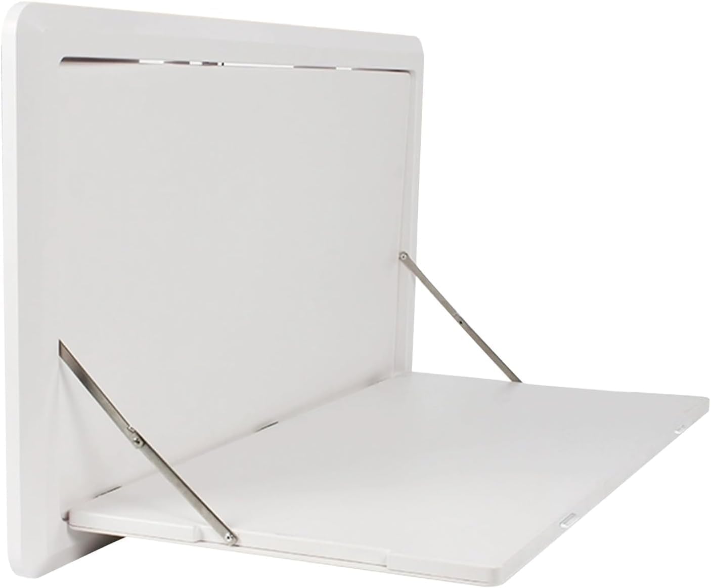 Lightweight RV Folding Wall Table - Aluminum Outdoor Mount with Built-in Light, Space-Saving Camping Furniture for Caravan, Picnic, Travel, and Outdoor Activities (No Lights)