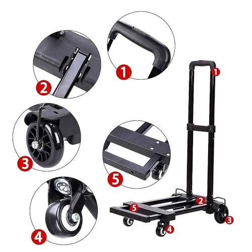 Image of Car Seat Trolly, Go Carts for Kids,Car Seat Carrier for Airport with Wheels and Compact Fold Travel