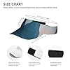 Sunscreen Visor Cap Light Durable Outdoor Sports Accessories Comfort Not Tense with Mist Over Peaks Print Design Black #3