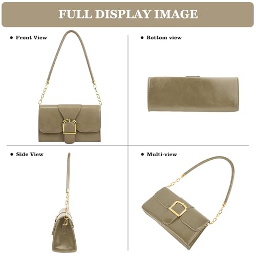 Image of Shoulder Bag for Women, Vegan Leather Classic Crossbody Purses Handbags, Trendy Hobo Bag Tote Purses for Women