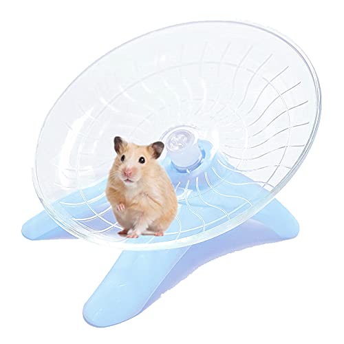 Hamster Flying Saucer Silent Running Exercise Wheel for Hamsters, Gerbils, Mice ,Hedgehog and Other Small Pets Silent…