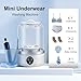 Portable Washing Machine, Underwear Washer, Small Washing Machines, Mini Washing Rechargeable Cordless Washing-Machine, Laundry Cup for Bra, Underwear, Socks (1.2 L capacity)