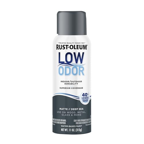Image of Rust-Oleum Low Odor Premium Spray Paint, 11 oz, Matte Deep Sea