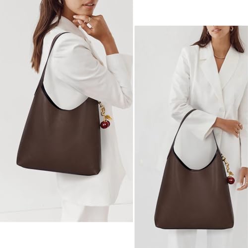 Hobo Bags For Women Vegan Leather Shoulder Bag Tote For Women Medium Slouchy Designer Handbags Purses Fall Fashion2