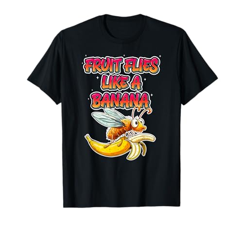 Cool Fruit Vuela como un Disfraz de discurso de plátano Camiseta