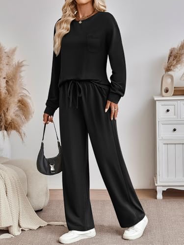 AUTOMET Womens Sweatsuits 2 Piece Lounge Matching Outfits Sweat Sets Tracksuit Travel Sweatshirts Fall Fashion Clothes 20253