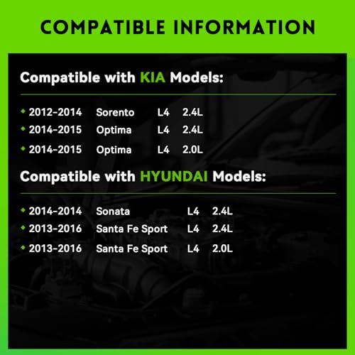 Image of 150A New Alternator Replacement for 2014 Hyundai Sonata, 2013-2016 Santa Fe Sport, 2014-2015 Kia Optima, 2012-2014 Sorento, 2.0L 2.4L, 37300-2G800, 37300-2G850, 37300-2G855, 37300-2G950, 11710N