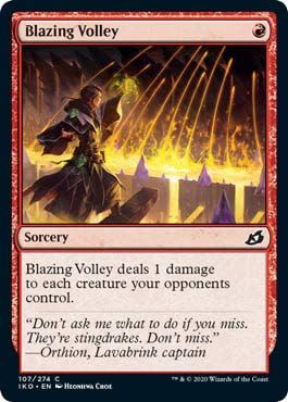 Amazon.com: Magic: The Gathering - Blazing Volley - Ikoria: Lair