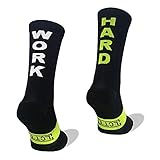 LCTT Lange Sportsocken für Rennrad, MTB, Laufen und Crossfit für Männer und Frauen, Spaß und Farbenfroh für Wandern, Laufen, Fitnessstudio - Technische Kompressionssocken aus Phosphorit für den Sport.