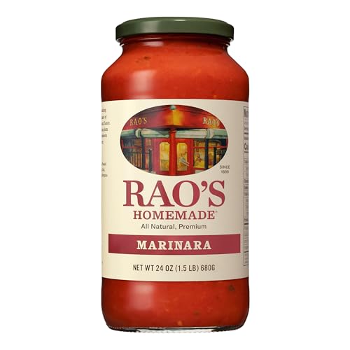 Rao's Homemade Marinara Sauce, 24 oz, All Purpose Tomato Sauce, Pasta Sauce, Carb Conscious, Keto...