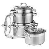 bateria de cocina amc ebay Las cacerolas son fáciles de apilar y almacenar