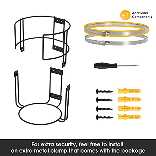J Jackcube Design Sturdy Metal Vertical Ball Storage Rack Standing Ball Holder Organizing Display Wall Or Pole Mounted For 2 Ball Storage Rack - Mk735A #TOP5