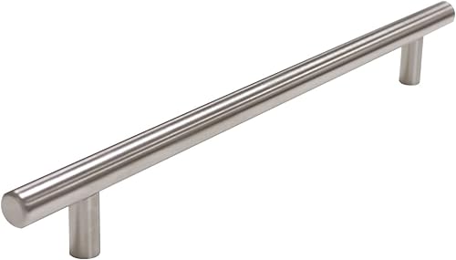 Miniatura 7 de Gobrico - Tirador de níquel satinado para muebles, cajones, armarios, aparadores, vestidores, 10 unidades