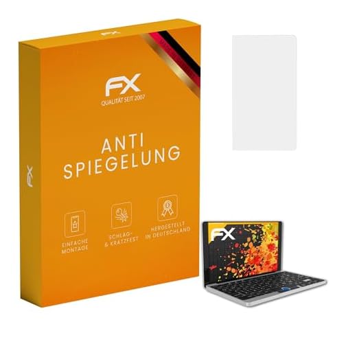 atFoliX Skärmskydd är kompatibel med GPD Pocket Skyddsfilm, antireflekterande och stötdämpande FX Film (2X)