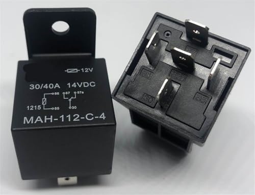 Relais 5 broches MAH-112-C-4 12V 40A avec base de connexion lot de 10 pièces