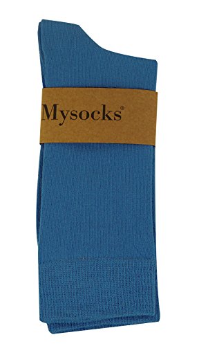Image of Mysocks Unisex Extra Fine Combed Cotton Crew Socks |5 Pairs Set | Seamless Toe | Make Your Steps Enjoyable