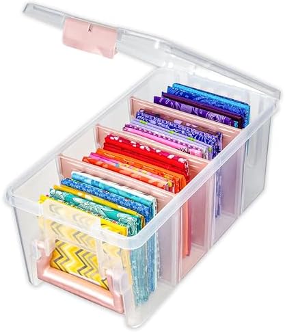 ArtBin Semi Satchel Portable Craft Organizer with 3 Dividers - Cl...