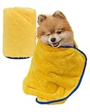 PETHROOM Ultra Absorbent Pet Towel | Quick-Drying, Soft Microfiber Dog & Cat Bath Towel | Lightweight, Durable, Fast Water-Soaking | Ideal for All Breeds (Medium) 15.7' x 31.5'
