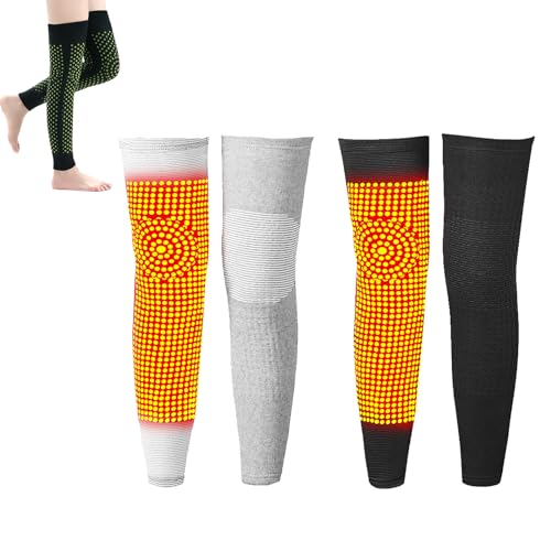 Radiofrequency Herbal Thermal Knee Support, Mugwort Acupressure Shaping Knee Pads (2 pairs - C,XXL: 90-110kg)