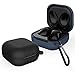 Produktbild BAOWEI [2-Pack] Hülle Kompatibel mit Samsung Galaxy Buds Pro 2021/Samsung Galaxy Buds Live 2020, Silikon Stoßfeste Schutzhülle Case - Schwarz und Mitternachtsblau