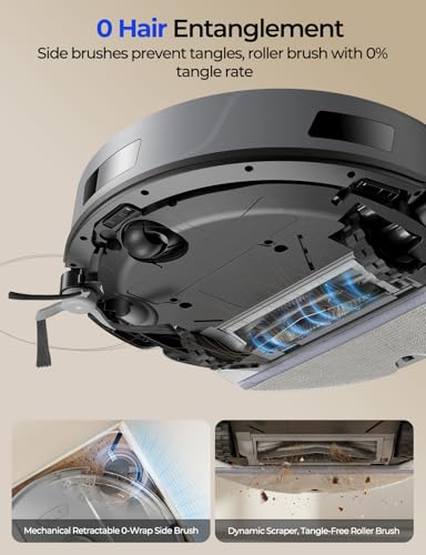 Robot Vacuum with Self-Emptying Station