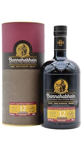 Bunnahabhain 12 Year Old Cask Strength Single Malt Whisky 70CL