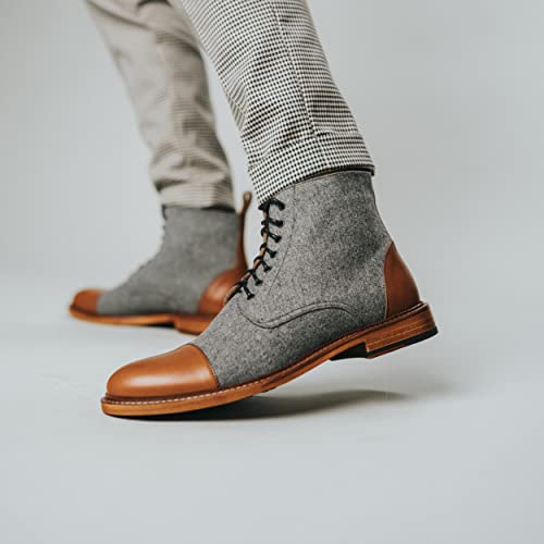 Image of TAFT Jack Boot Handcrafted Leather and Wool Men's Dress Boot