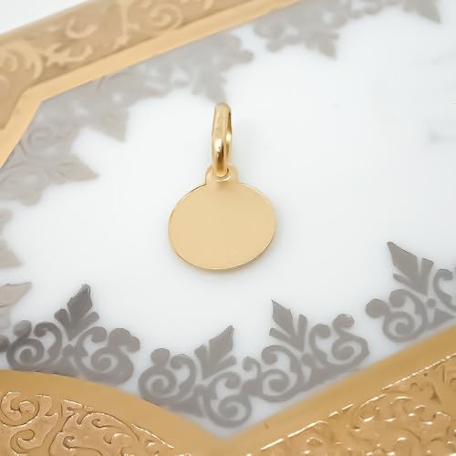 Medalla Virgen del Rocío oro 18k niño 8 mm Medalla Virgen del Rocío oro 18k niño 8 mm