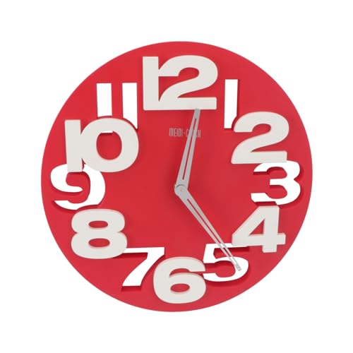 Horloge murale ronde numérique avec affichage LED pour maison