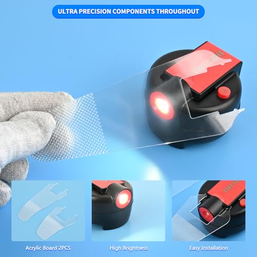 Image of Gomake Window Film Cutting Light Professional Window Tinting Cutting-Edge Precision Lighting Tool for PPF, Paint Protection Film Installation Bubble Removal (Not Included Battery)