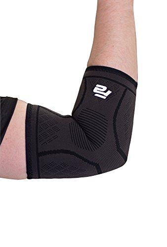 Elbow Arm Brace Compression Sleeve | Tendonitis, Epicondylitis, Golf, Tennis, Gym Recovery Support Band for Men and Women | Great for Pain Relief, Workout, Weight Lifting