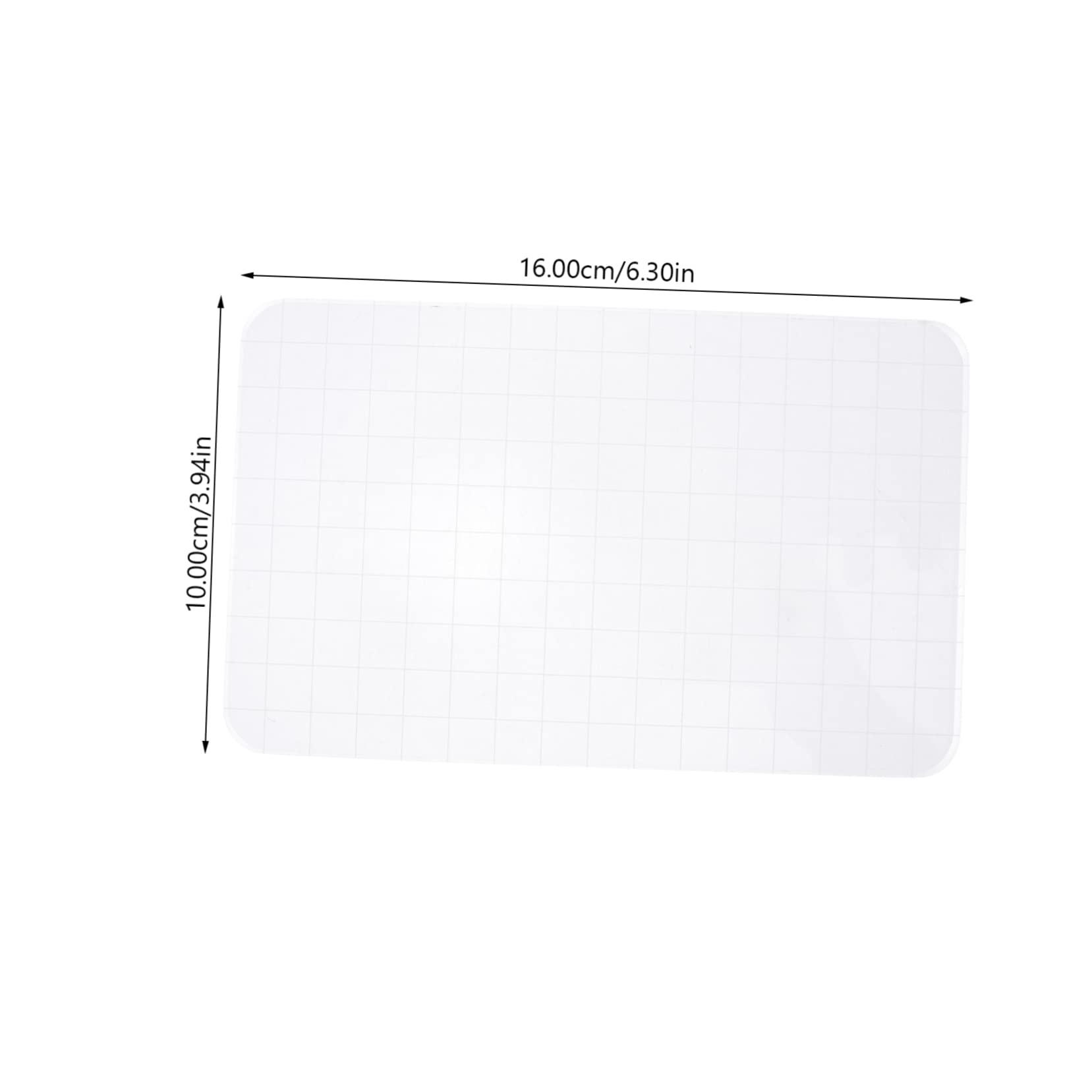 IWOWHERO Small Stamping Block Acrylic Stamp Plate Ideal for Craft Projects DIY Stamp Accessory 5 Pack