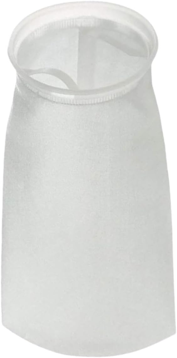 2 Pack Polypropylene Bag Filters 4" & 7" Neck Felt Sock Filters for Aquatics, Drinking Water, Home Brewing, Food & Beverage Applications 9" Length x 4" Neck (25 Micron)
