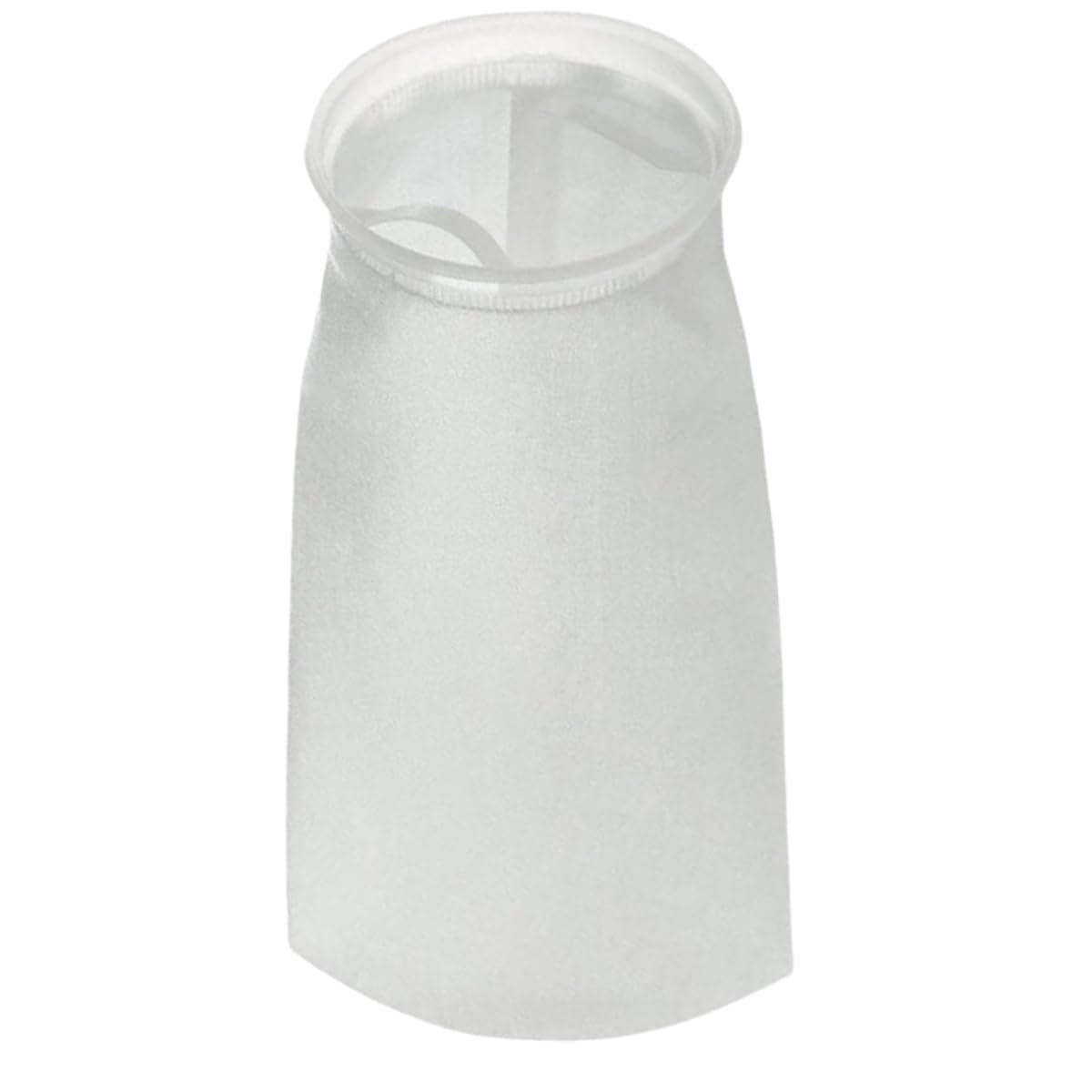 2 Pack Polypropylene Bag Filters 4" & 7" Neck Felt Sock Filters for Aquatics, Drinking Water, Home Brewing, Food & Beverage Applications 9" Length x 4" Neck (25 Micron)