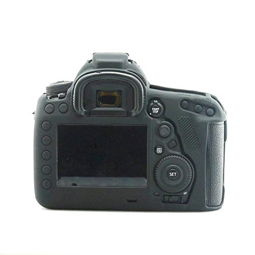 Image of Canon 5D Mark IV Camera Case, Professional Silicone Rubber Camera Case Cover Detachable Protective for Canon 5D Mark IV - Black