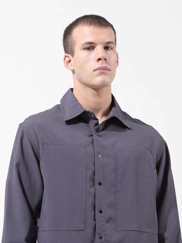 Chemise à manches longues coupe ample décontractée look urbain tendance - 6