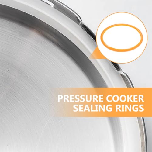 CHILDWEET 2 piezas anillos de sellado de silicona para olla a presión de aleación de aluminio 26cm diámetro interior, accesorio resistente para cocina compatible con ollas a presión domésticas miniatura 4