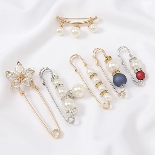 Image of 2 Pcs Scarf Ring Clips for Women Metal Shirt Tightener Cinch Buckle for Silk Scarf Shawl Blouse Sweater T Shirt Clothing Accessories