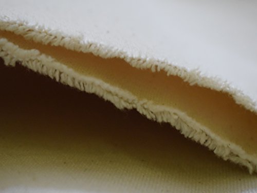 Image of NAGARJUNA Cotton Duck Canvas Cloth (60 Inches /5 ft Width, 10 Oz), White, Solid