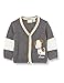 Chicco Baby-Jungen Cardigan Strickjacke, grau, 74 cm