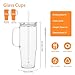 SoulTimes 40oz Clear Borosilicate Glass Tumblers with Handles & Straws – Set of 2 Reusable Glass Cups with Lids for Iced Coffee, Smoothies, Juice & Water – Ideal for Travel & Daily Use