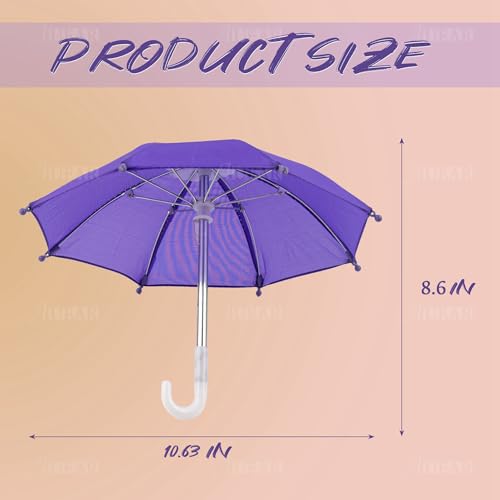 Mini parapluies colorés AUEAR lot de 16 pour décoration - 3