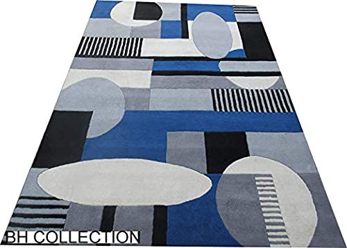 Image of Classical Look Plain Handmade Tufted Carpet with Super Soft & Pure Woolen Carpet for Your BEDROOMS & Living Room with 1 INCH Pile Height 2.0 X 6.0 FEET (60x180 cm) Multi