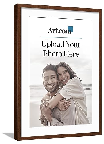 ART.COM Create Your Own Customized Framed Photos With Your Photos, Upload Personal Images or Art, Custom Framing Options, 16'' x 24''