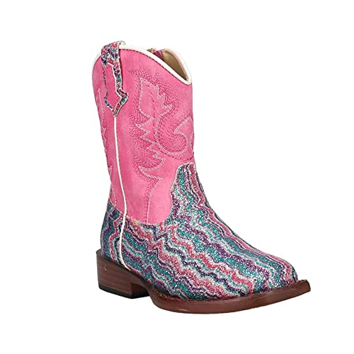 ROPER Baby Girl's Glitter Waves (Toddler) Pink 5 Toddler M2