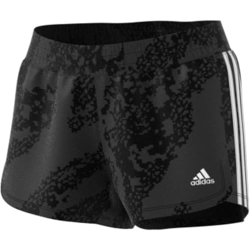 Short adidas Pacer Camo noir anti-transpiration pour éviter les irritations du running
