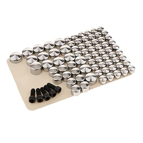 Tapas cromadas de mecanizado CNC para pernos de motocicletas FLT 7